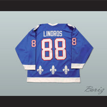 Load image into Gallery viewer, Eric Lindros 88 Quebec Nordiques Draft Hockey Jersey