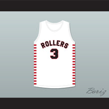 Load image into Gallery viewer, Ernie Calverley 3 Providence Steamrollers White Basketball Jersey 1