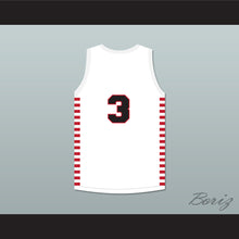 Load image into Gallery viewer, Ernie Calverley 3 Providence Steamrollers White Basketball Jersey 1