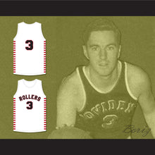 Load image into Gallery viewer, Ernie Calverley 3 Providence Steamrollers White Basketball Jersey 1