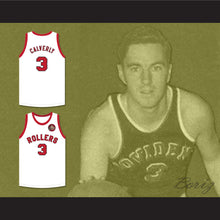 Load image into Gallery viewer, Ernie Calverley 3 Providence Steamrollers White Basketball Jersey with Patch 2
