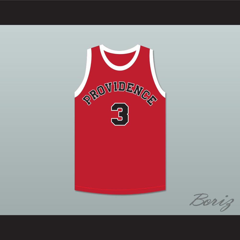 Ernie Calverley 3 Providence Steamrollers Red Basketball Jersey