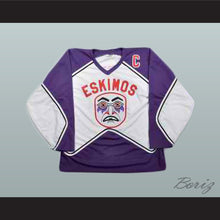 Load image into Gallery viewer, John Biebe 10 Eskimos Hockey Jersey Mystery Alaska