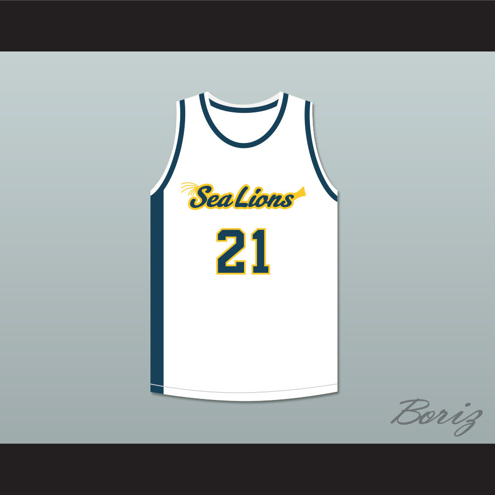 Evan Whitbourne 21 Malibu Vista High School Sea Lions Basketball Jersey Bring It On: Fight to the Finish
