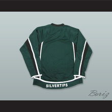 Load image into Gallery viewer, Everett Silvertips Green Hockey Jersey