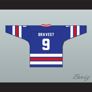 FDNY Bravest 9 Blue Hockey Jersey