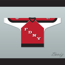 Load image into Gallery viewer, FDNY Bravest 9 Red Hockey Jersey Design 3