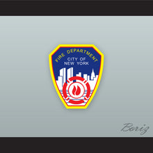 Load image into Gallery viewer, FDNY Bravest 9 Red Hockey Jersey Design 3 with Patch