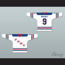 Load image into Gallery viewer, FDNY Bravest 9 White Hockey Jersey Design 1