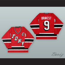 Load image into Gallery viewer, FDNY Bravest 9 Red Hockey Jersey