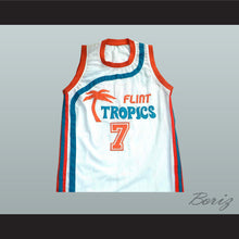 Load image into Gallery viewer, Coffee Black 7 Flint Tropics Semi Pro Team Basketball Jersey