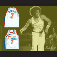 Load image into Gallery viewer, Coffee Black 7 Flint Tropics Semi Pro Team Basketball Jersey