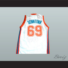 Load image into Gallery viewer, Downtown "Funky Stuff" Malone 69 Flint Tropics Semi Pro Team Basketball Jersey