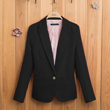 Load image into Gallery viewer, Fashion Blazer Women Jacket Marynarka Damska Blazer Feminine Black Pink Coat Woman Clothes Chaqueta Mujer Female Suits Blazers