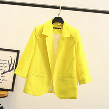 Load image into Gallery viewer, Fashion Blazer Women Jacket Marynarka Damska Blazer Feminine Black Pink Coat Woman Clothes Chaqueta Mujer Female Suits Blazers