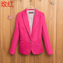 Load image into Gallery viewer, Fashion Blazer Women Jacket Marynarka Damska Blazer Feminine Black Pink Coat Woman Clothes Chaqueta Mujer Female Suits Blazers