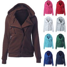 Load image into Gallery viewer, Fashion Hoodies Sweatshirts Women Long Sleeve Hoodies Jackets Zipper Hoody Jumper Overcoat Outwear Harajuku Female Sweatshirts