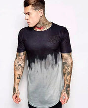 Load image into Gallery viewer, Fashion Men's Casual T-shirts Short Sleeve Gradient siksilk O-neck T-shirt for Men Clothes 2019 Brand T-shirts New Men