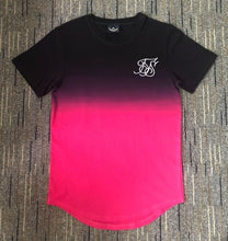 Load image into Gallery viewer, Fashion Men's Casual T-shirts Short Sleeve Gradient siksilk O-neck T-shirt for Men Clothes 2019 Brand T-shirts New Men