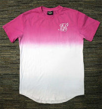 Load image into Gallery viewer, Fashion Men's Casual T-shirts Short Sleeve Gradient siksilk O-neck T-shirt for Men Clothes 2019 Brand T-shirts New Men
