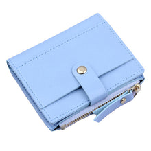 Load image into Gallery viewer, Fashion Women Wallet Lovely Candy Color Small Coin Zipper Purse Card Package PU  9X2X10.5cm passport holder card wallet #82015