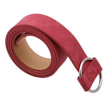 Load image into Gallery viewer, Fashion Women leather belt Newest Round buckle belts female leisure jeans wild without pin metal buckle Women strap belt