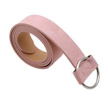 Load image into Gallery viewer, Fashion Women leather belt Newest Round buckle belts female leisure jeans wild without pin metal buckle Women strap belt