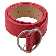 Load image into Gallery viewer, Fashion Women leather belt Newest Round buckle belts female leisure jeans wild without pin metal buckle Women strap belt