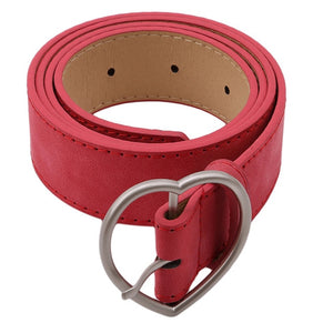 Fashion Women leather belt Newest Round buckle belts female leisure jeans wild without pin metal buckle Women strap belt