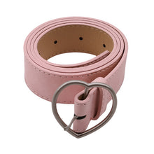 Load image into Gallery viewer, Fashion Women leather belt Newest Round buckle belts female leisure jeans wild without pin metal buckle Women strap belt
