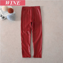 Load image into Gallery viewer, Faux PU Leather Teens Children Kids Girls Leggings Thin Skinny Pencil Pants Spring Autumn Baby Girl Clothes