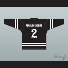 Load image into Gallery viewer, Female Cenobite 2 Cenobites Black Hockey Jersey Hellraiser Series