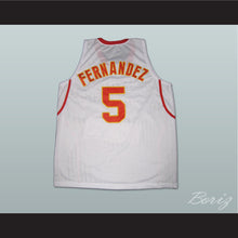 Load image into Gallery viewer, Rudy Fernandez 5 Espana White Basketball Jersey