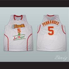 Load image into Gallery viewer, Rudy Fernandez 5 Espana White Basketball Jersey
