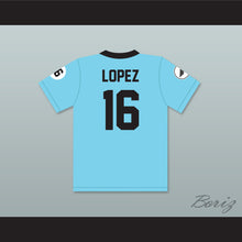 Load image into Gallery viewer, Fernando Lopez 16 Angeles Negros de Puebla Baseball Jersey with Patch