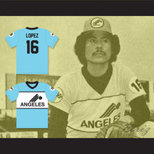 Load image into Gallery viewer, Fernando Lopez 16 Angeles Negros de Puebla Baseball Jersey with Patch