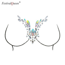 Load image into Gallery viewer, FestivalQueen Temporary Adhesive breast Jewelry Party Gems Rhinestone Flash Tattoos Body Stickers Make Up Jewels for Women