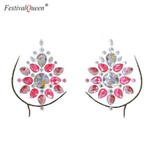 Load image into Gallery viewer, FestivalQueen Temporary Adhesive breast Jewelry Party Gems Rhinestone Flash Tattoos Body Stickers Make Up Jewels for Women