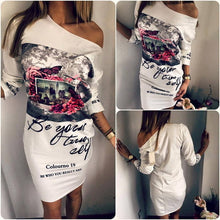 Load image into Gallery viewer, Festy Kary Fashion Women Summer Dress 2018 Cute Cartoon Printed Mini Vestidos O Neck Sleeveless Party Sheath Pencil Dress Women