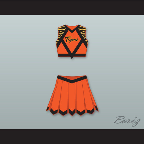 Carly Davidson Gerald R. Ford High School Tigers Cheerleader Uniform Fired Up! Design 2