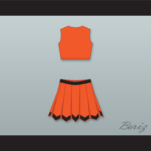 Load image into Gallery viewer, Carly Davidson Gerald R. Ford High School Tigers Cheerleader Uniform Fired Up! Design 2