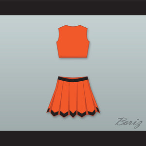 Carly Davidson Gerald R. Ford High School Tigers Cheerleader Uniform Fired Up! Design 2