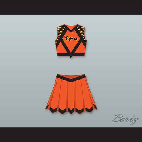 Carly Davidson Gerald R. Ford High School Tigers Cheerleader Uniform Fired Up! Design 3
