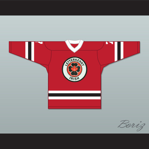Fisky 7 Letterkenny Irish Red Alternate Hockey Jersey