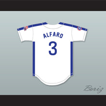 Load image into Gallery viewer, Flavio Alfaro 3 1984 USA Team White Button Down Baseball Jersey