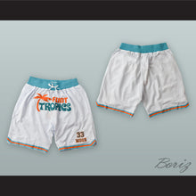 Load image into Gallery viewer, Jackie Moon 33 Flint Tropics White Basketball Shorts