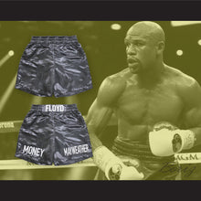Load image into Gallery viewer, Floyd Mayweather Jr Black Boxing Shorts