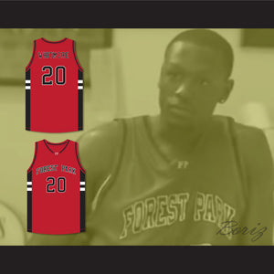 Jacob Whitmore 20 Forest Park Highlanders Basketball Jersey Streetballers