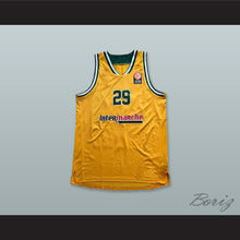 Load image into Gallery viewer, Limoges France 29 Yellow Basketball Jersey