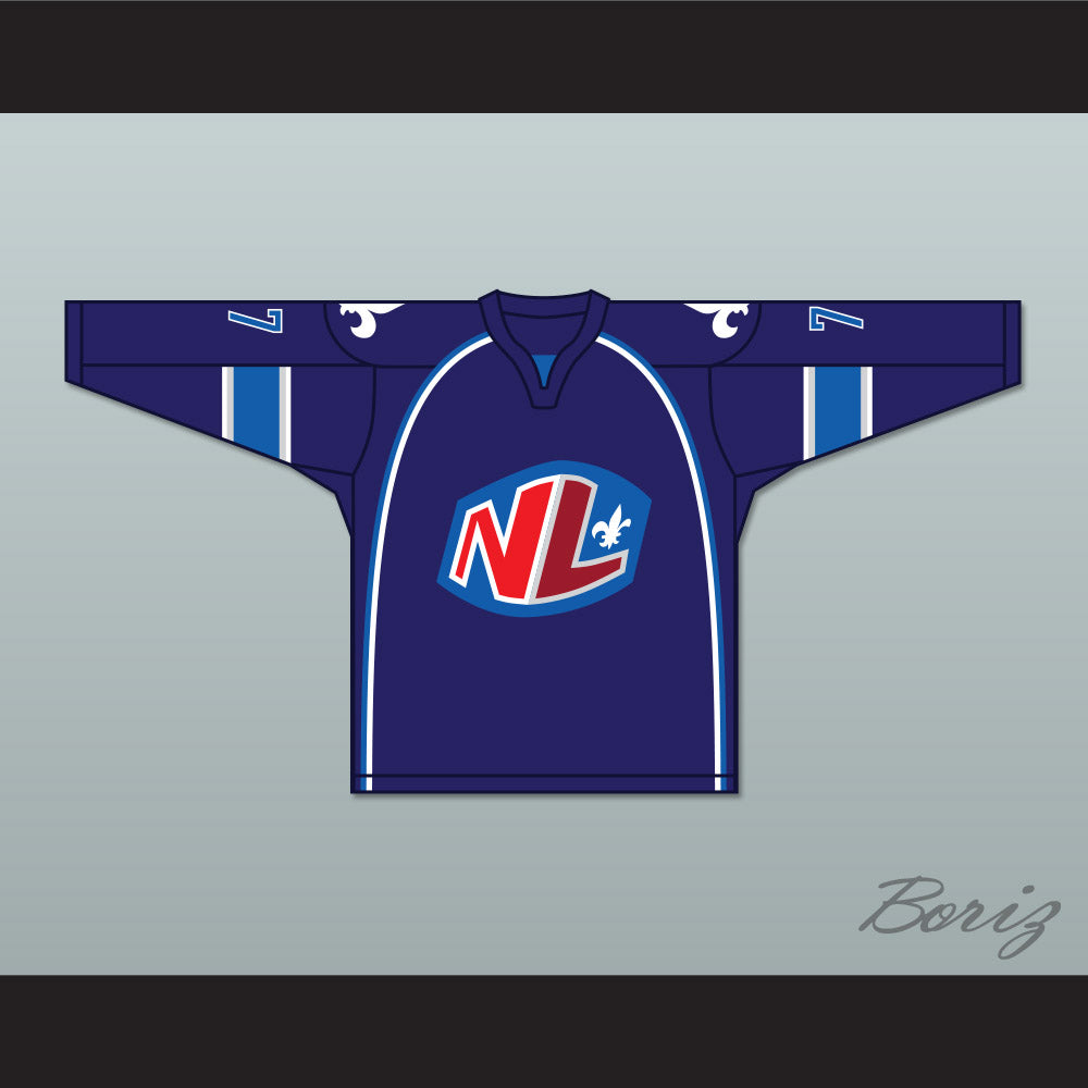 Francis Gagnon 77 Le National de Quebec Home Hockey Jersey- Lance et compte (He Shoots, He Scores)